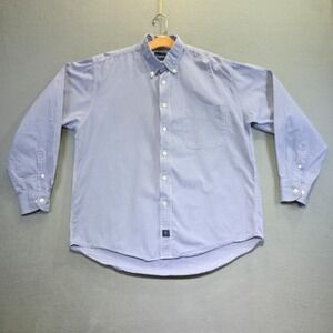 Catalina‎ Men's Blue Check Long Sleeve Button Up Shirt Size XL